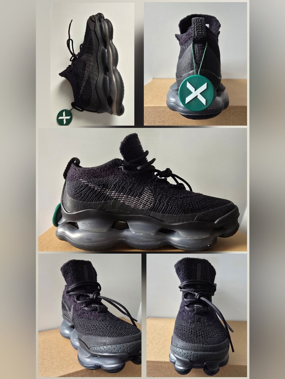Nike Air Max Scorpion Flyknit Triple Black/Anthracite Women’s Size 7 | StockX - Picture 13 of 16